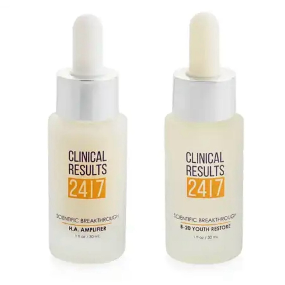 Clinical Results Youth Restore AM & PM Duo.  NWT